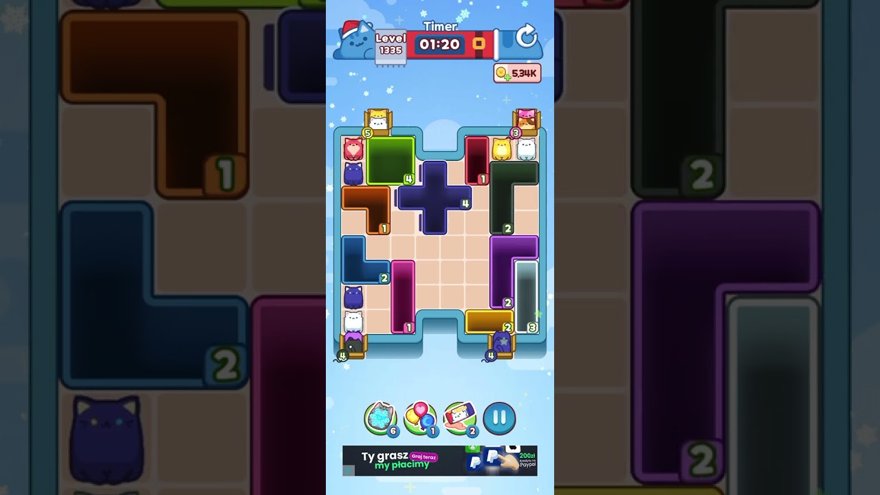 Drop the Cat Level 1335: Drop The Cat Level 1335