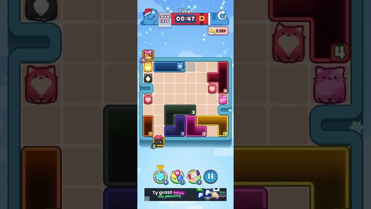 Drop the Cat Level 1336: Drop The Cat Level 1336