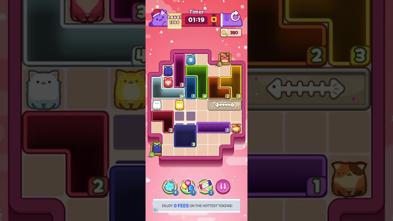 Drop the Cat Level 1346: Drop The Cat Level 1346