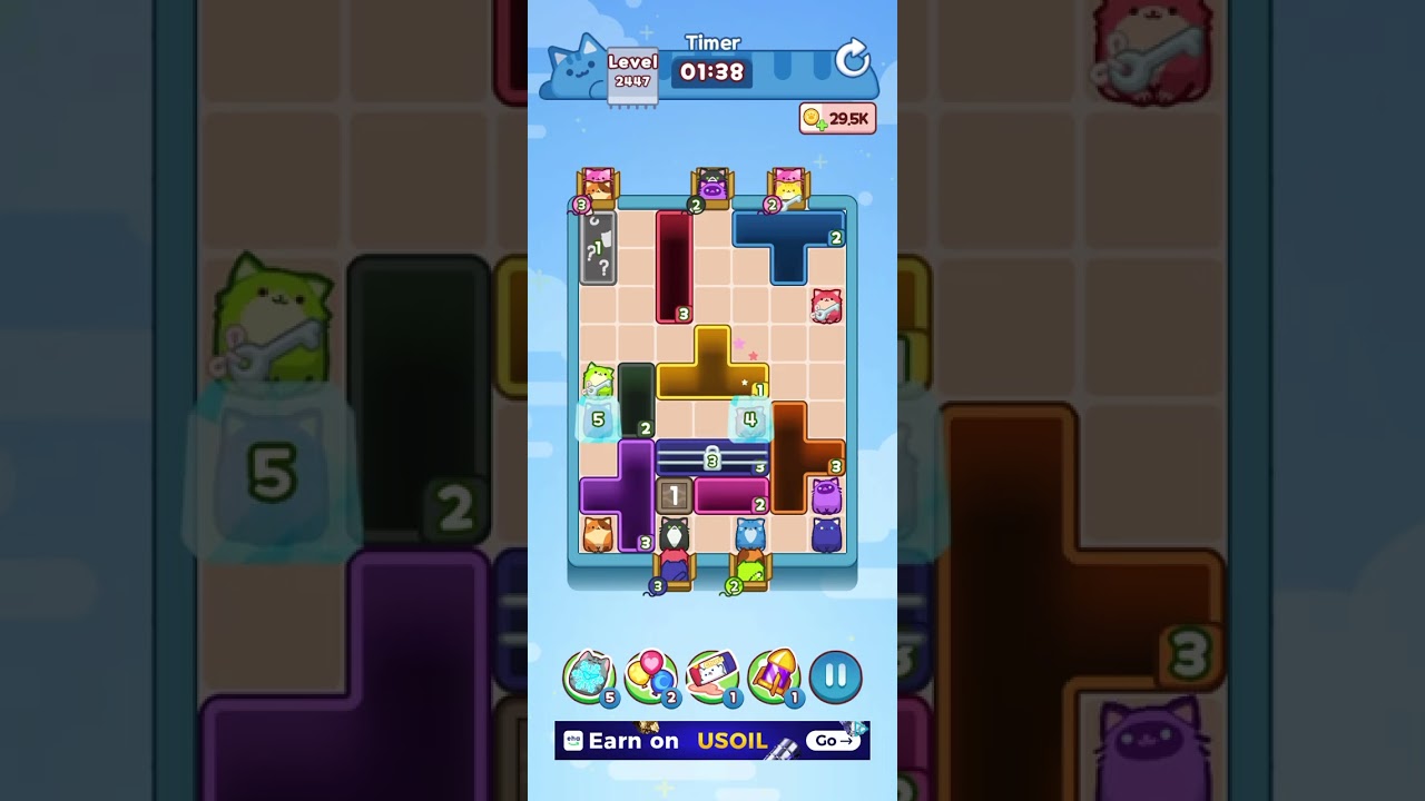 Drop the Cat Level 2447: Drop The Cat Level 2447