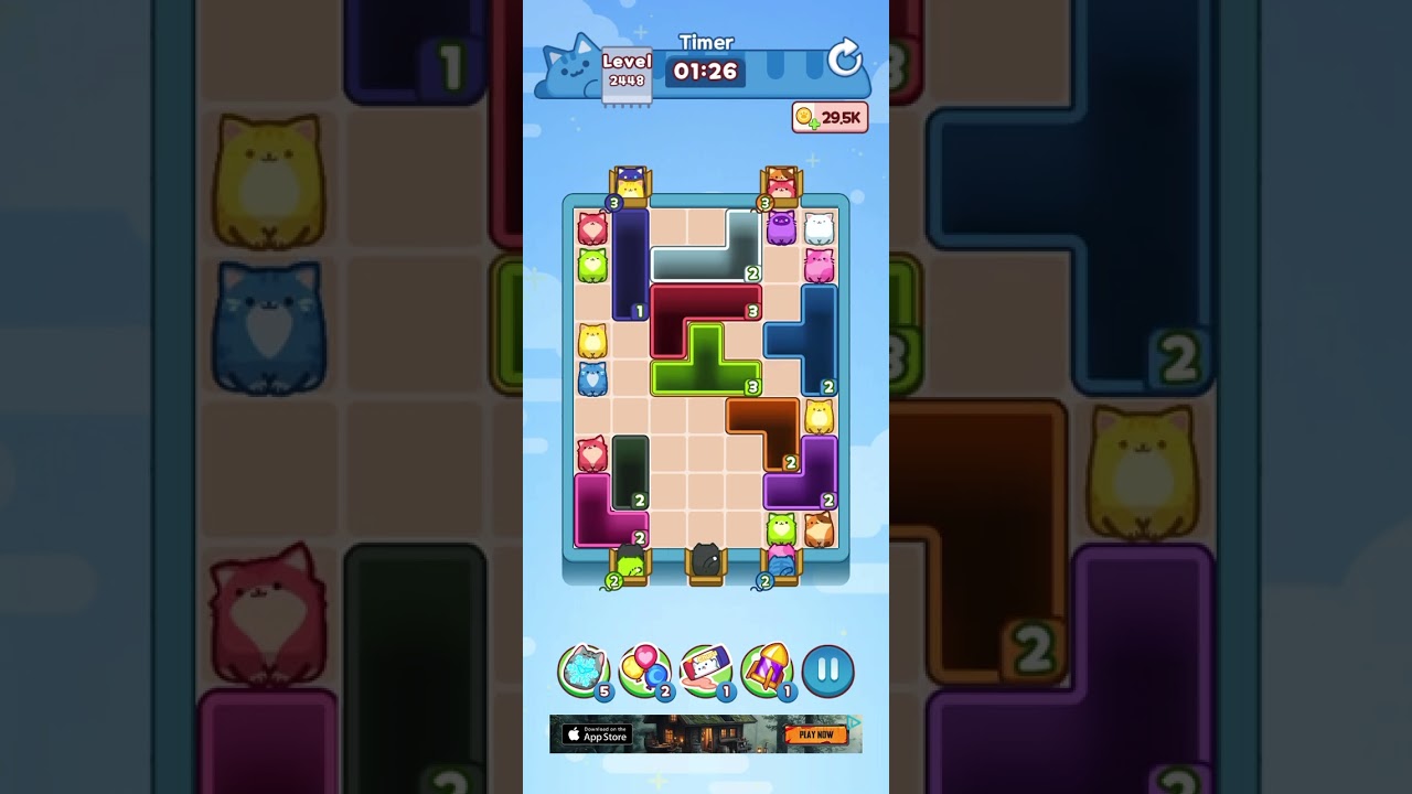 Drop the Cat Level 2448: Drop The Cat Level 2448