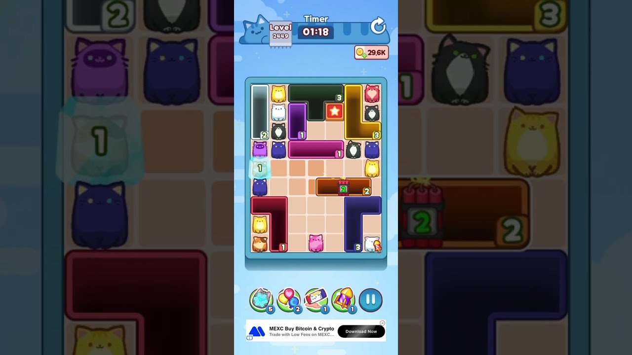 Drop the Cat Level 2449: Drop The Cat Level 2449