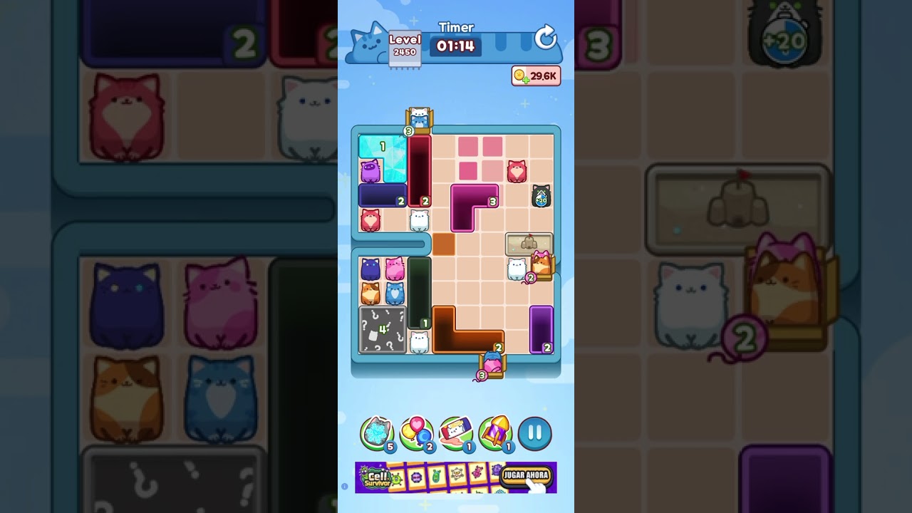 Drop the Cat Level 2450: Drop The Cat Level 2450