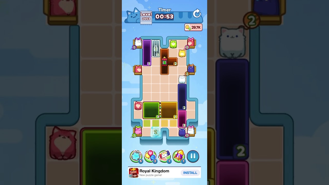 Drop the Cat Level 2453: Drop The Cat Level 2453