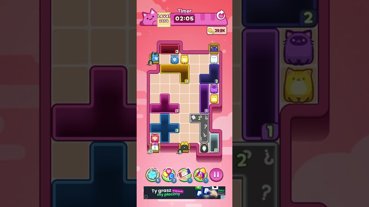 Drop the Cat Level 2454: Drop The Cat Level 2454