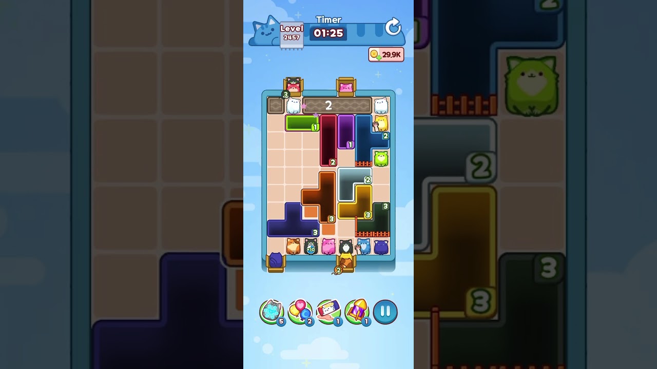 Drop the Cat Level 2457: Drop The Cat Level 2457