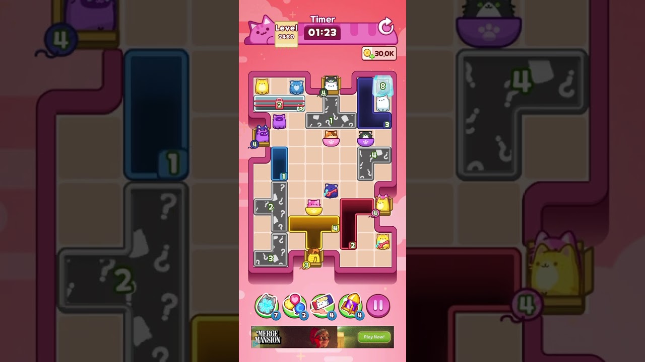 Drop the Cat Level 2460: Drop The Cat Level 2460