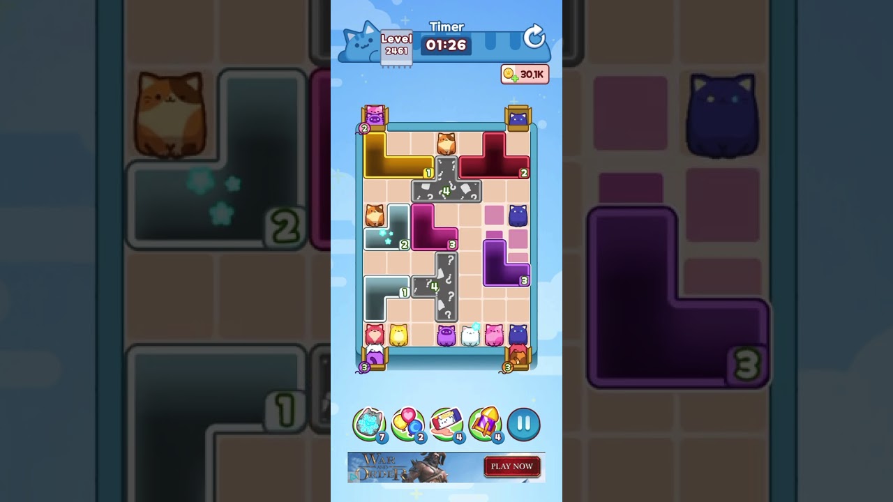 Drop the Cat Level 2461: Drop The Cat Level 2461