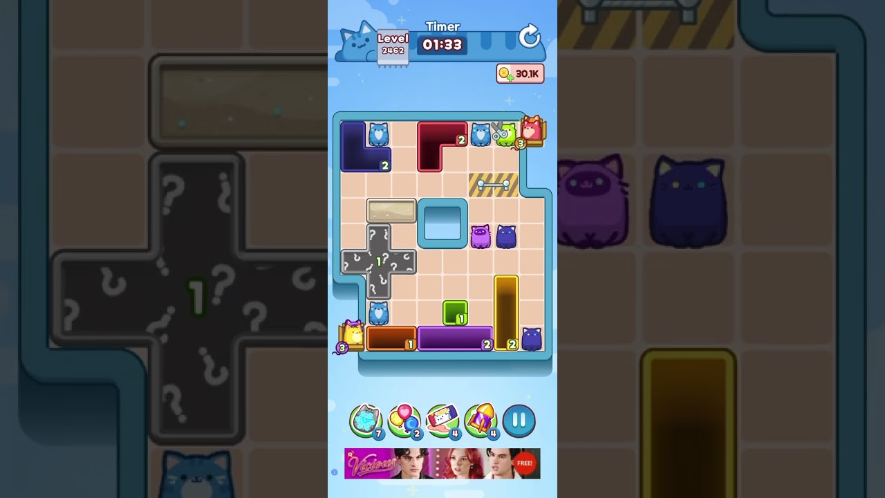 Drop the Cat Level 2462: Drop The Cat Level 2462