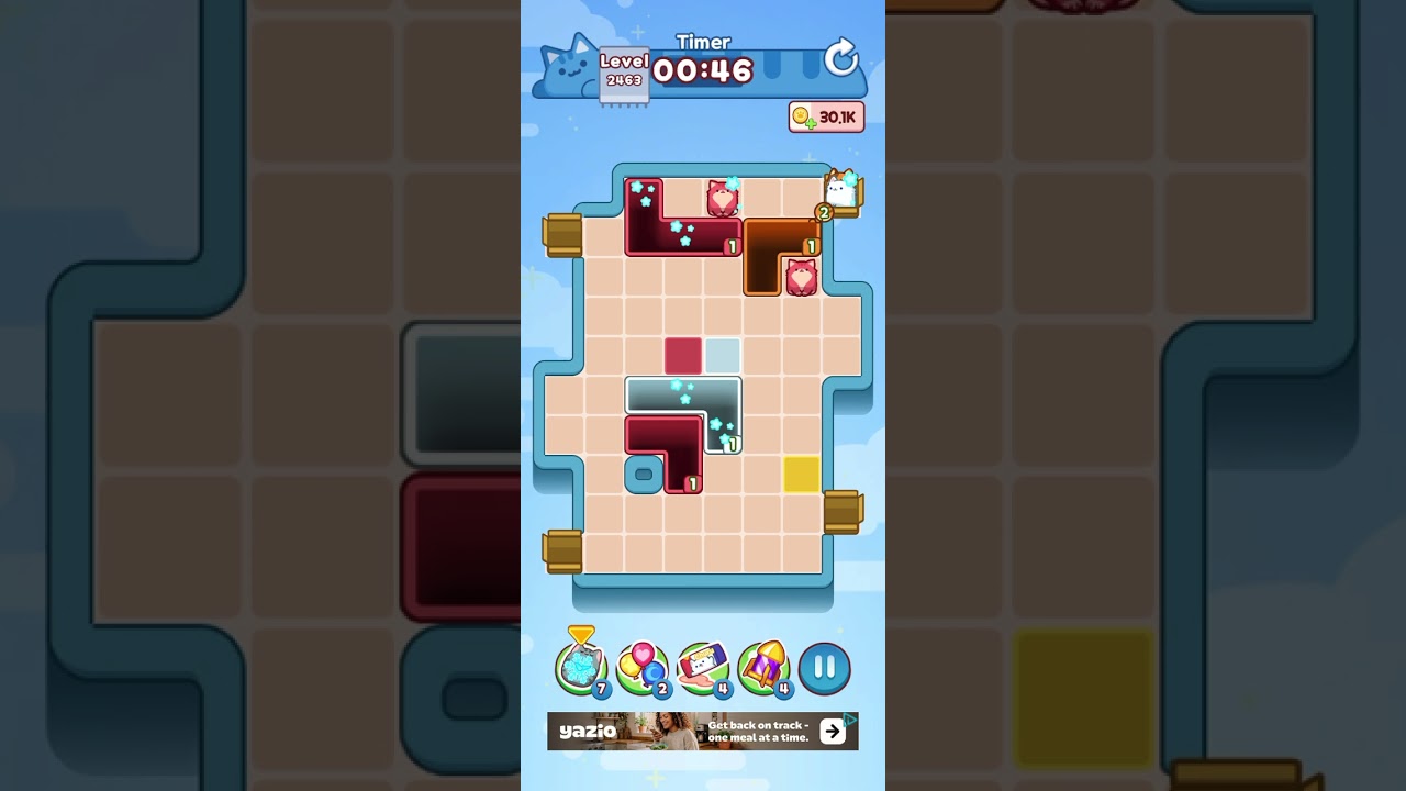 Drop the Cat Level 2463: Drop The Cat Level 2463