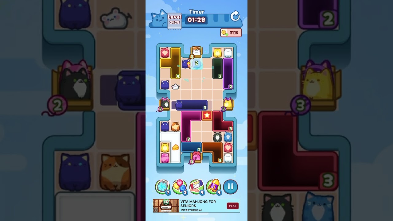 Drop the Cat Level 2475: Drop The Cat Level 2475