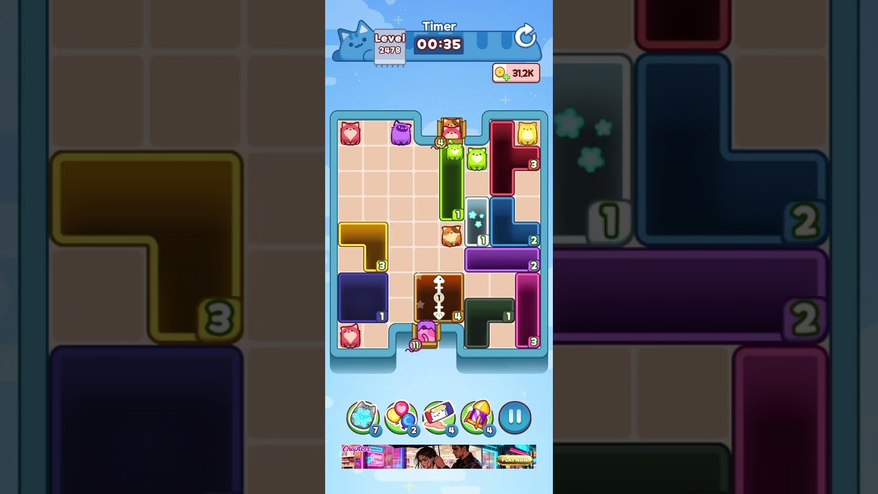 Drop the Cat Level 2478: Drop The Cat Level 2478