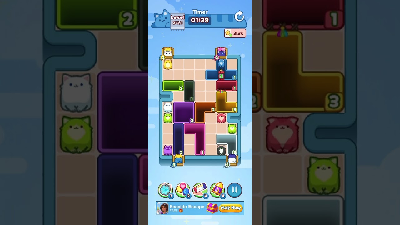 Drop the Cat Level 2481: Drop The Cat Level 2481