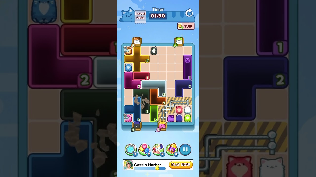 Drop the Cat Level 2483: Drop The Cat Level 2483