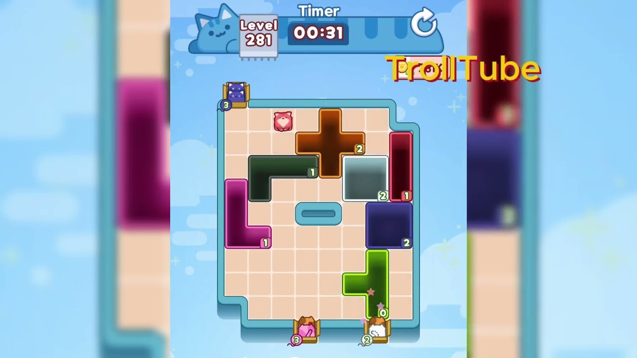 Drop the Cat Level 281: Drop The Cat Level 281