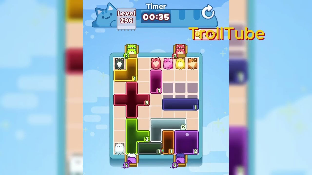 Drop the Cat Level 296: Drop The Cat Level 296