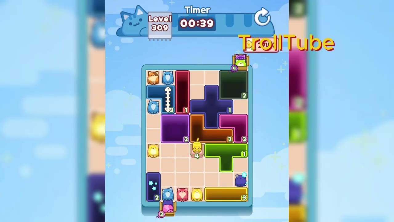 Drop the Cat Level 309: Drop The Cat Level 309