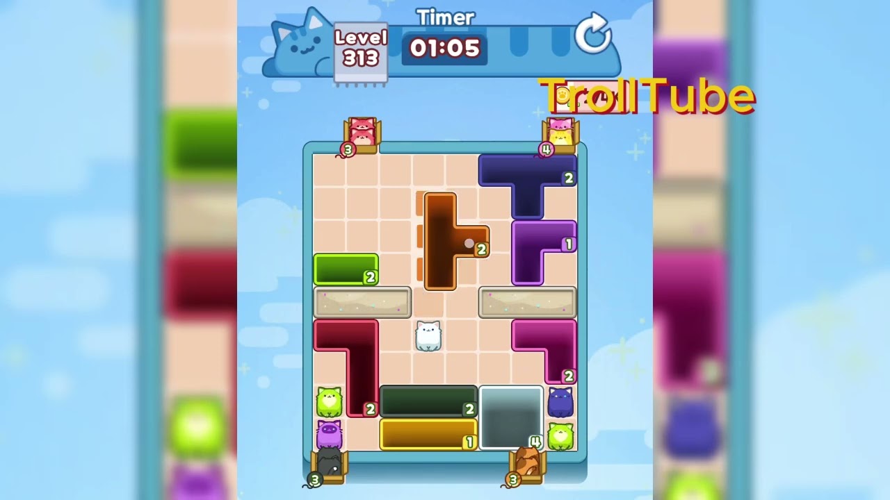 Drop the Cat Level 313: Drop The Cat Level 313