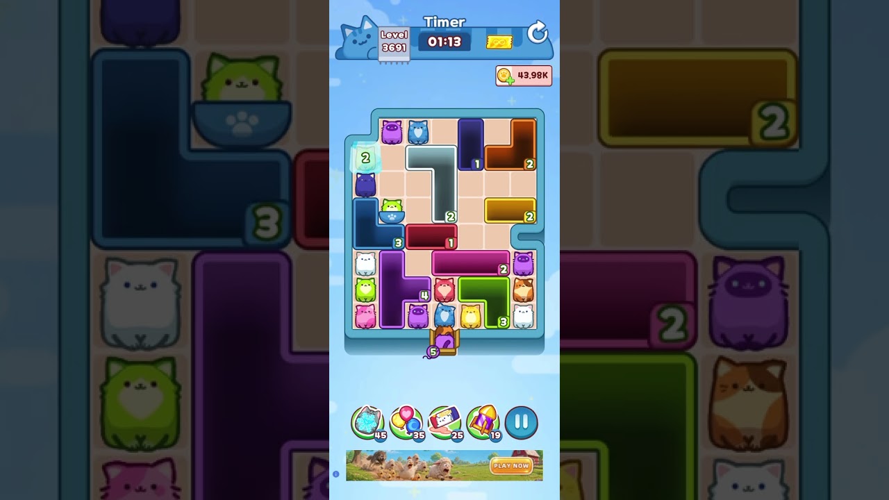 Drop the Cat Level 3691: Drop The Cat Level 3691