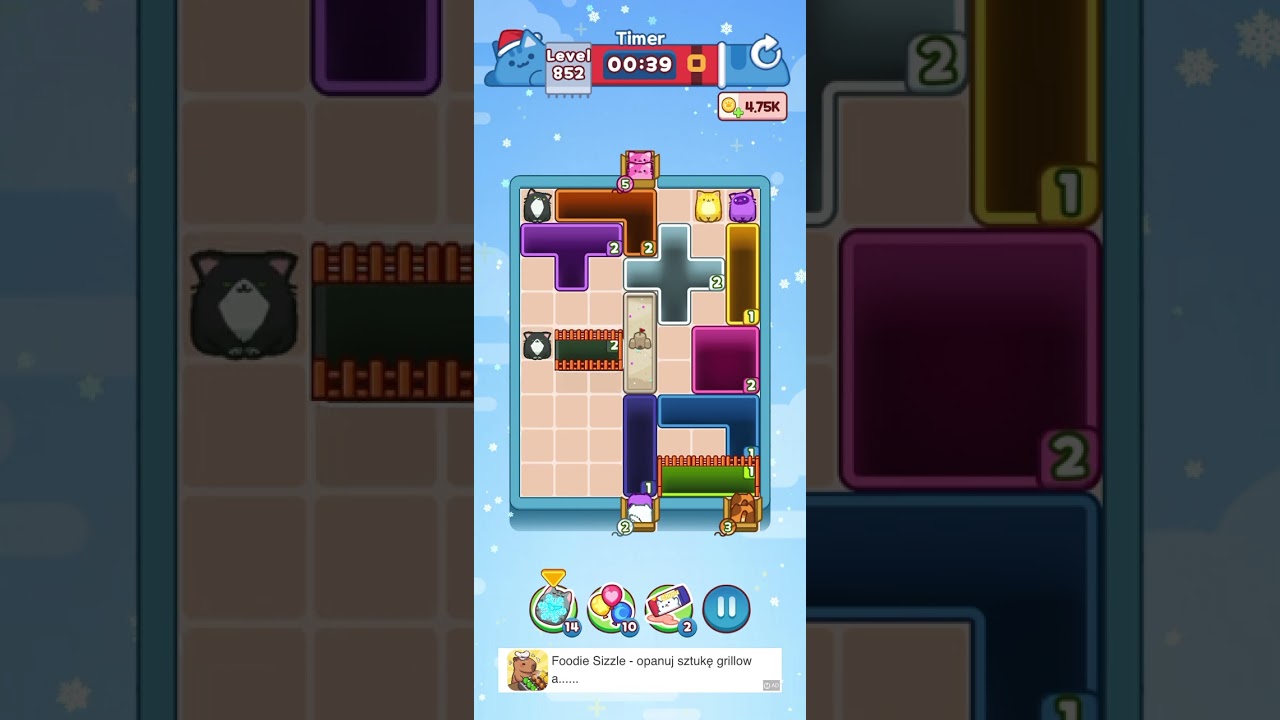 Drop the Cat Level 852: Drop The Cat Level 852