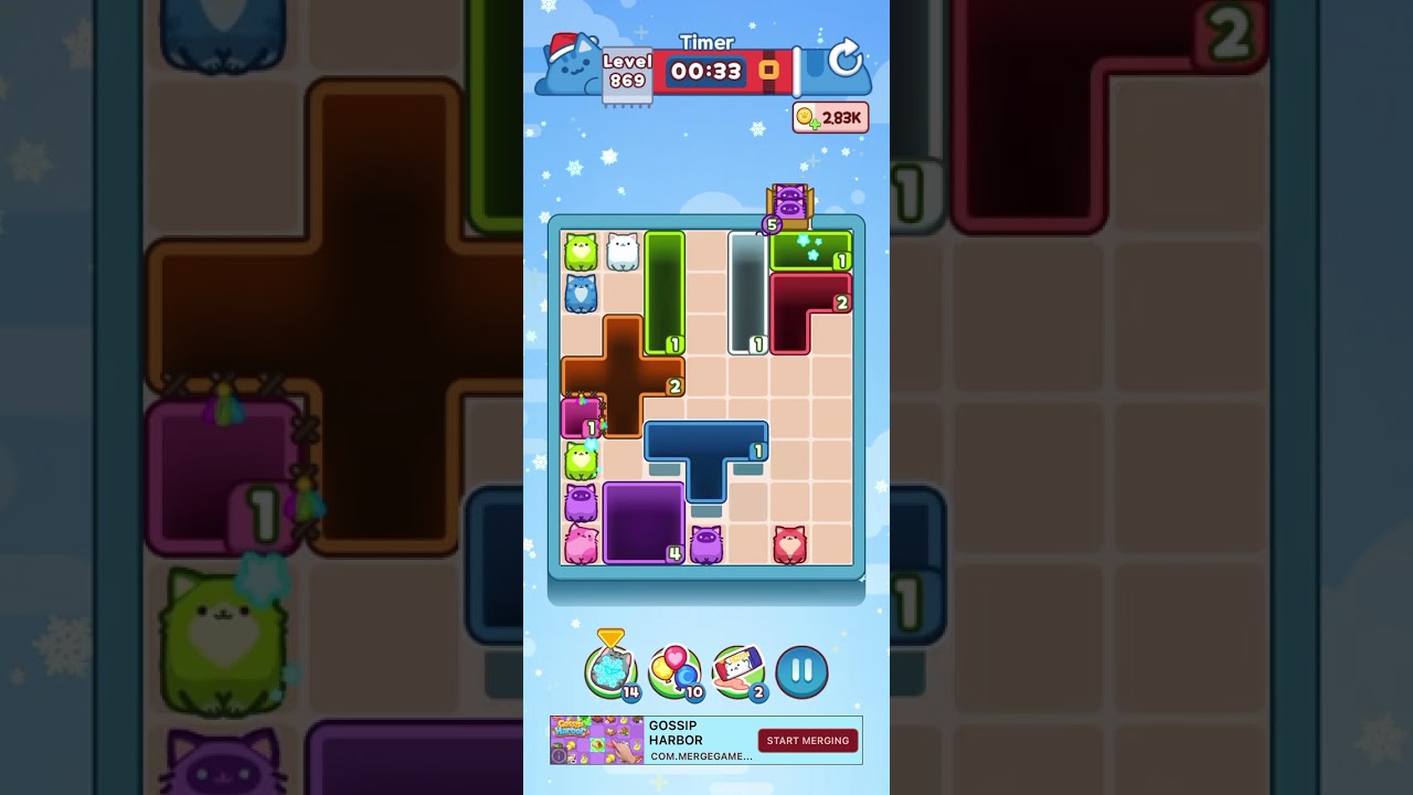 Drop the Cat Level 869: Drop The Cat Level 869