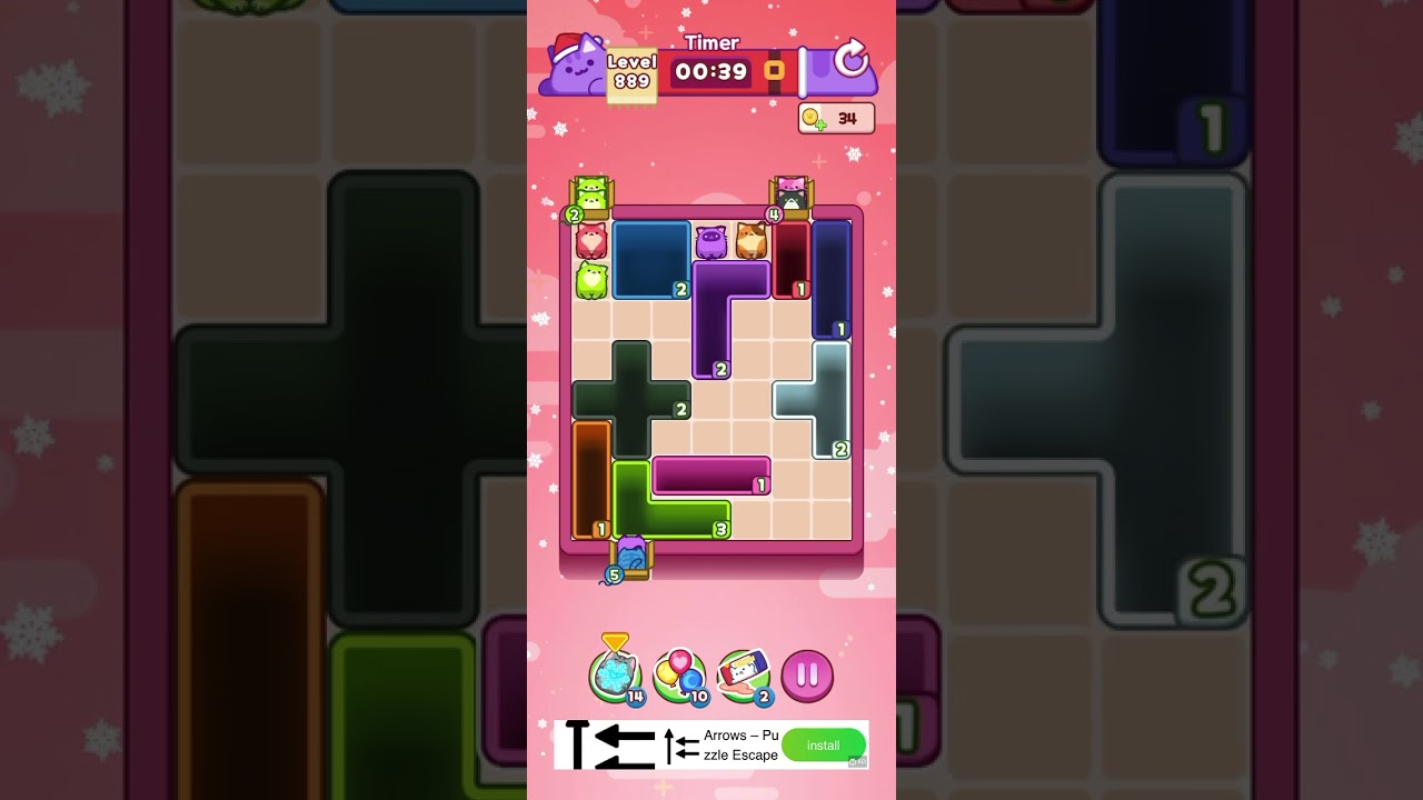 Drop the Cat Level 889: Drop The Cat Level 889