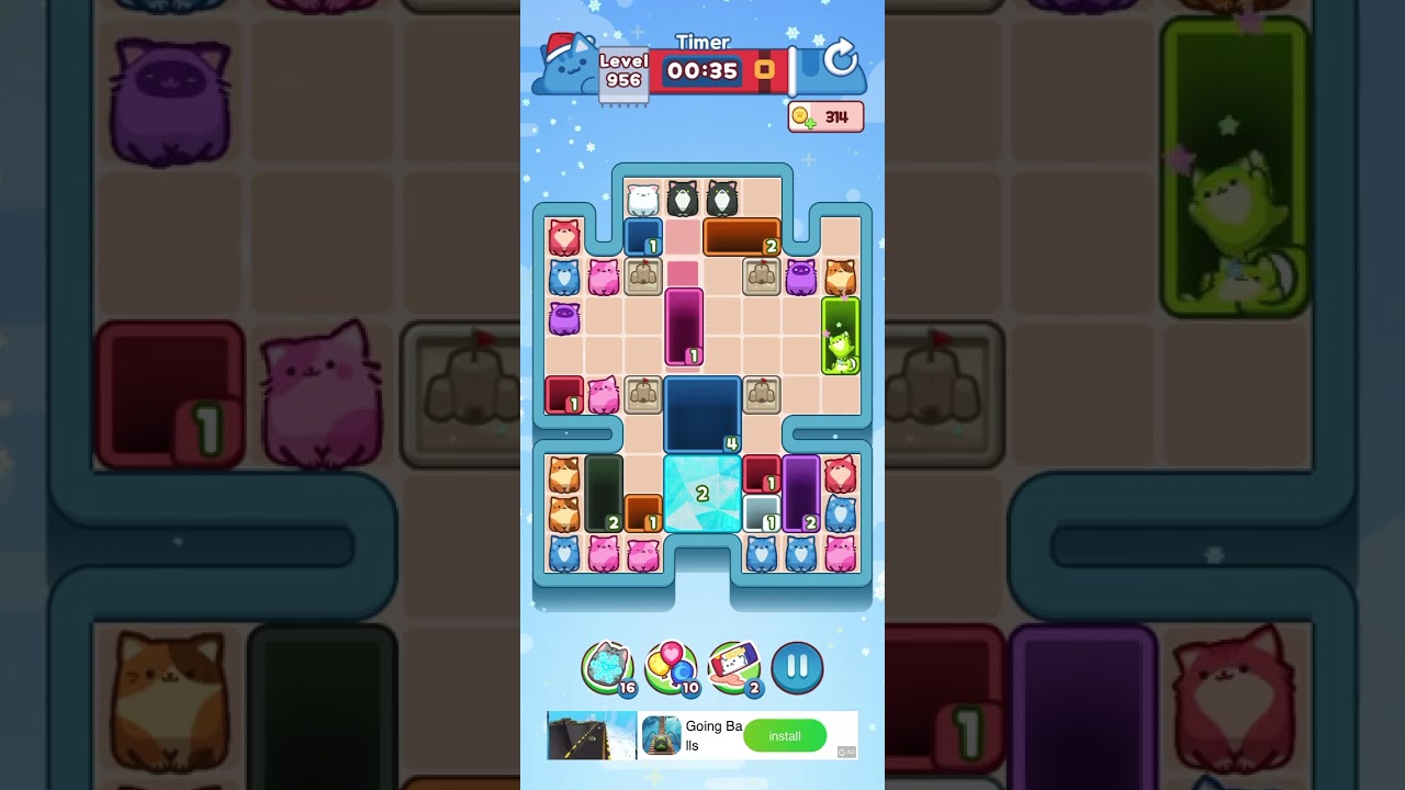 Drop the Cat Level 956: Drop The Cat Level 956